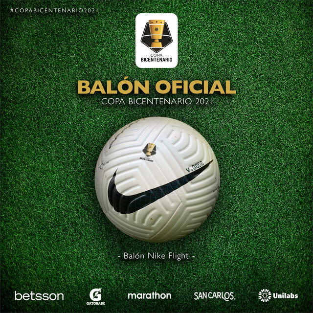 La Nike Flight, balón oficial de la Copa Bicentenario 2021. Foto: Prensa FPF