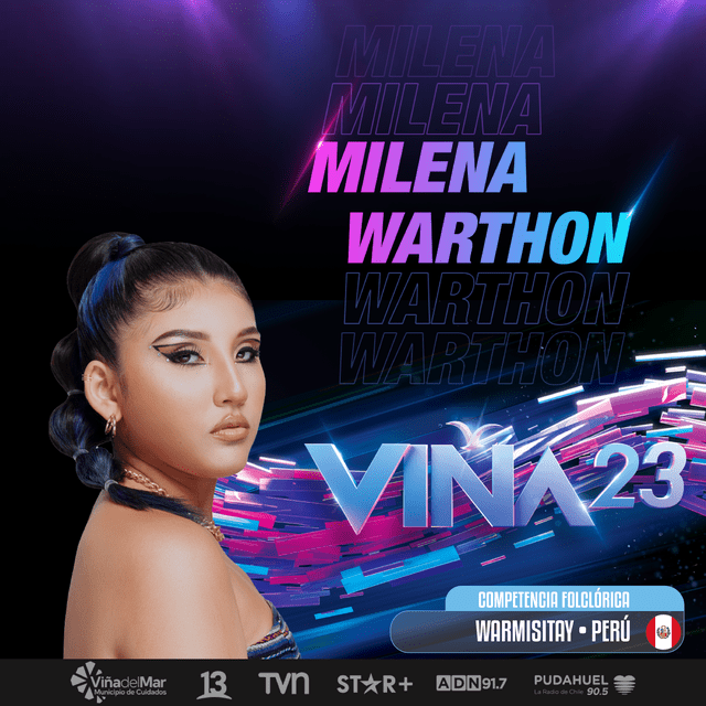 Milena Warthon cantará 'Warmisitay' en Viña del Mar 2023.