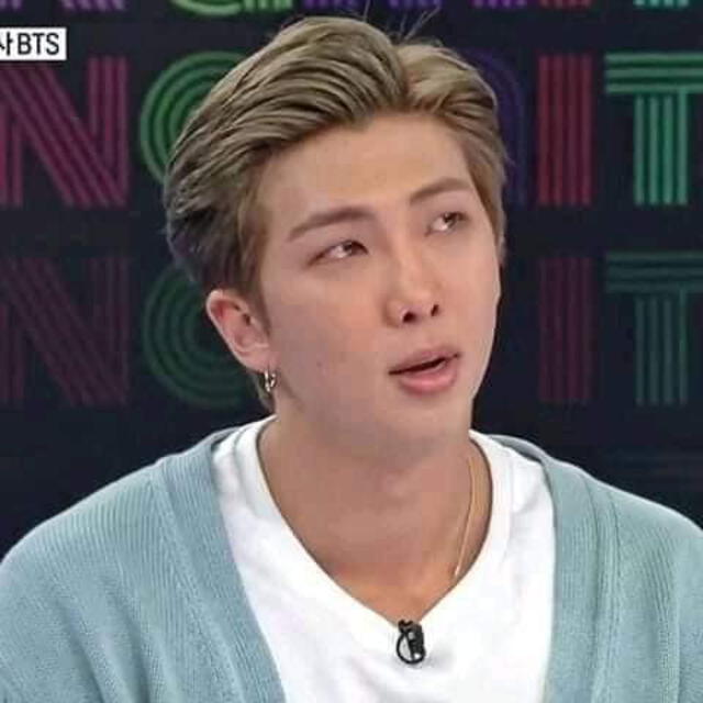 Namjoon, líder de BTS en News 9. Créditos: Captura KBS