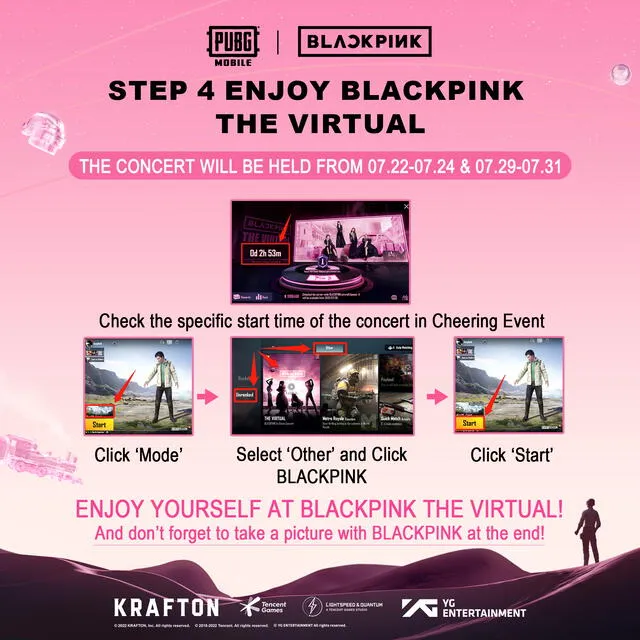 BLACKPINK: cómo ver "The Virtual" en PUBG. Foto: Tencent/YG