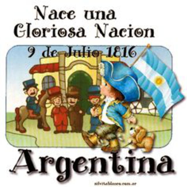 Día de la Independencia Argentina: fotos del 9 de julio de 1816. Foto: pinterest /  web silvita blanco.