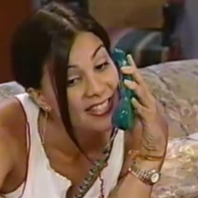 Mariel Ocampo, la actriz que hacía de Milagros. Foto: captura/Panamericana TV.