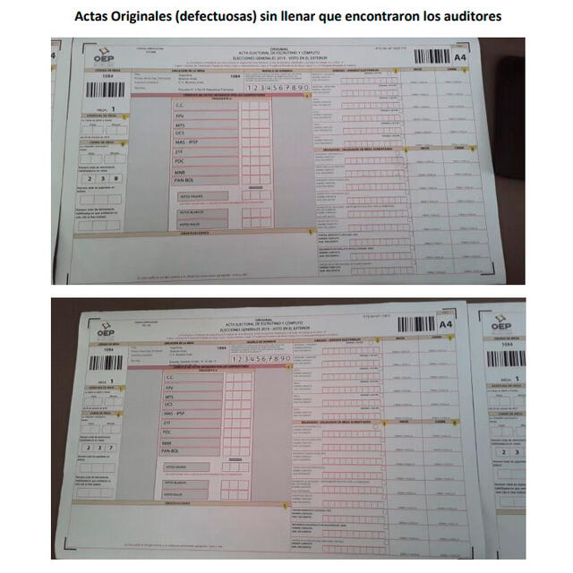 El órgano electoral no detalló los casos en los que se descartó material.