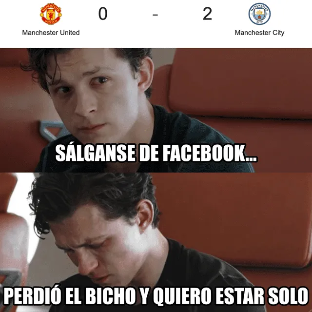 Memes del Manchester United vs. Manchester City