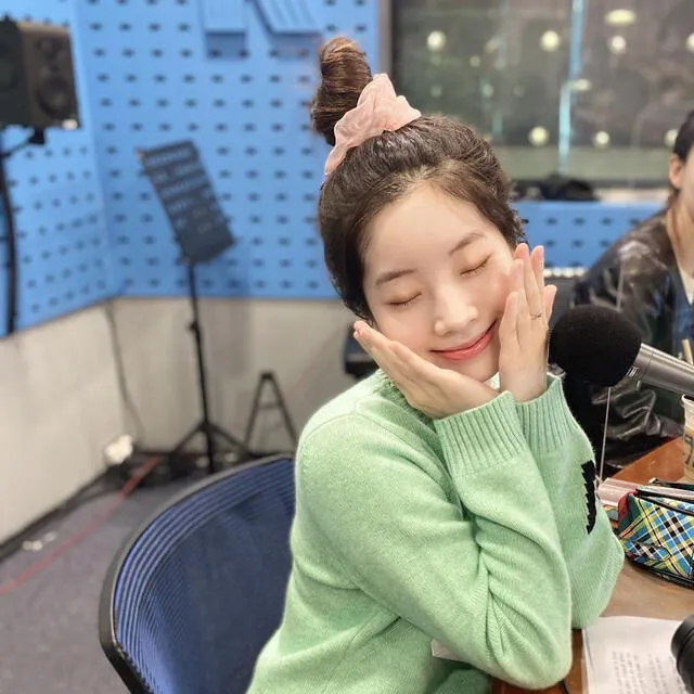 Dahyun en Power Time radio. Foto: SBS