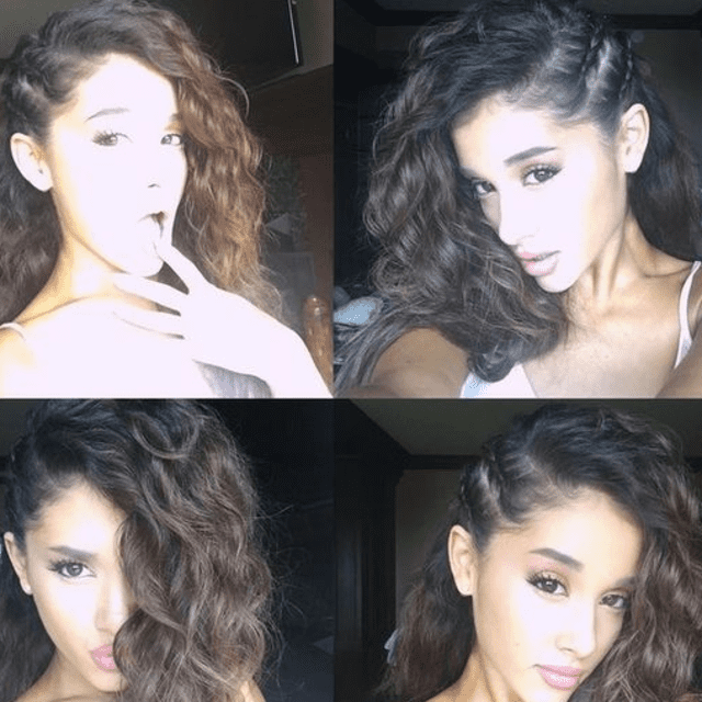 Ariana Grande muestra su pelo natural.