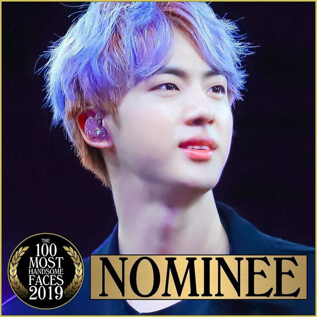 Jin de BTS nominado por segunda vez a la lista de ‘Los rostros más hermosos del mundo 2019’ [FOTOS]