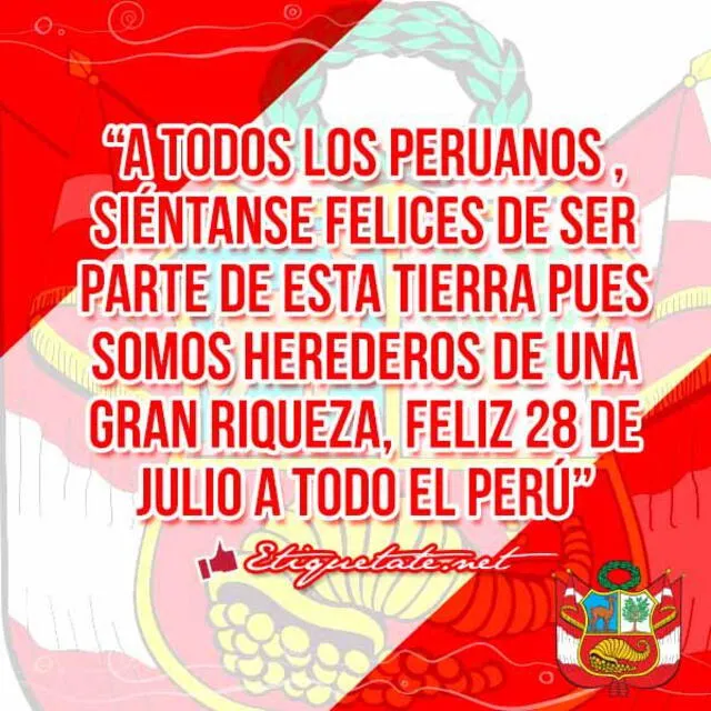  Frases de Fiestas Patrias. (Foto: Pinterest)<br>   