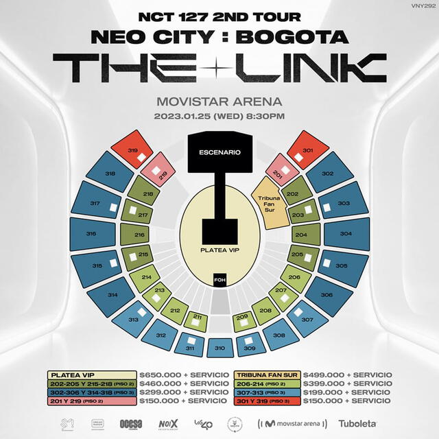  NCT 127 en Colombia: zonas y precios. Foto: Ocesa   