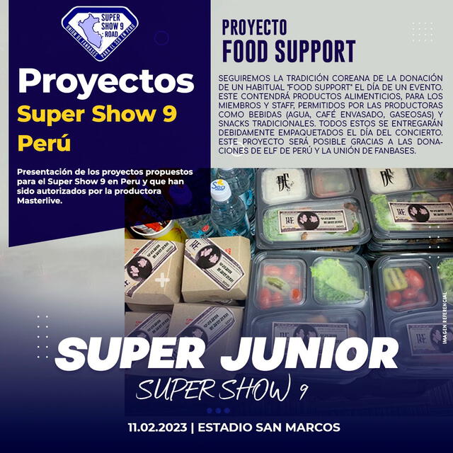  Proyectos de fans de SUPER JUNIOR en Perú. Foto: Facebook / Unión de Fanbases para el SS9 en Perú 🇵🇪   