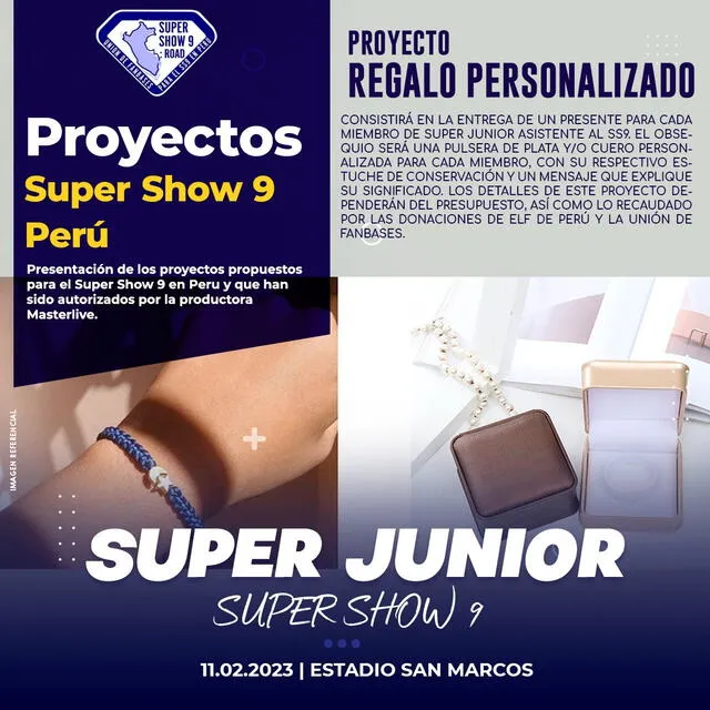  Proyectos de fans de SUPER JUNIOR en Perú. Foto: Facebook / Unión de Fanbases para el SS9 en Perú 🇵🇪   
