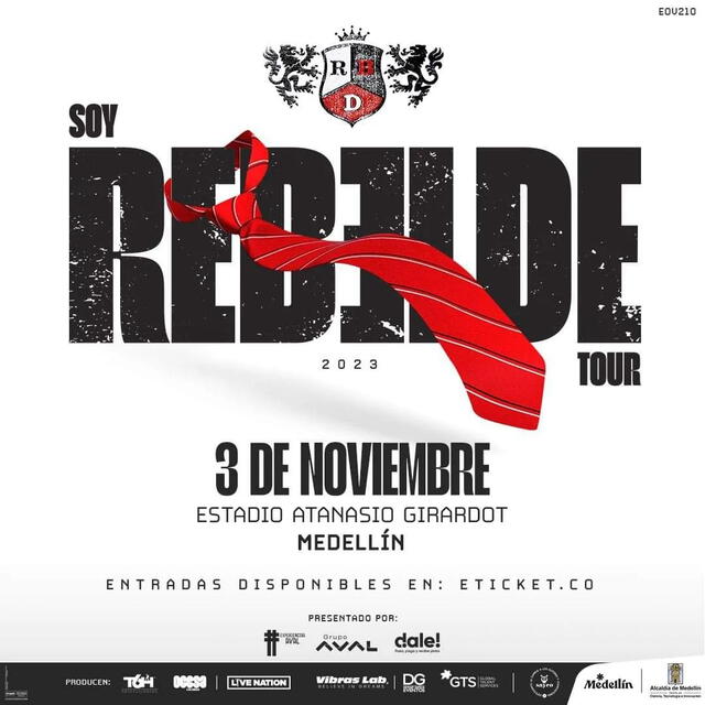RBD confirma concierto en Medellín. Foto: Instagram   