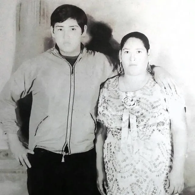 Tongo y su madre Florencía Alanya Flores. Foto: Instagram/TongoGutierrez   