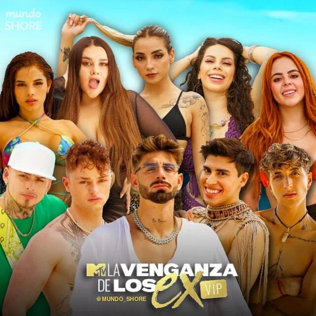 "La venganza de los ex VIP" se estrena por MTV. Foto: Captura de Instagram   