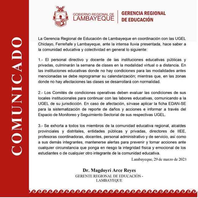 Foto: Gobierno Regional de Lambayeque   