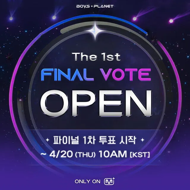 Votación de "Boys planet" es por el aplicativo de Mnet Plus. Foto: Mnet 