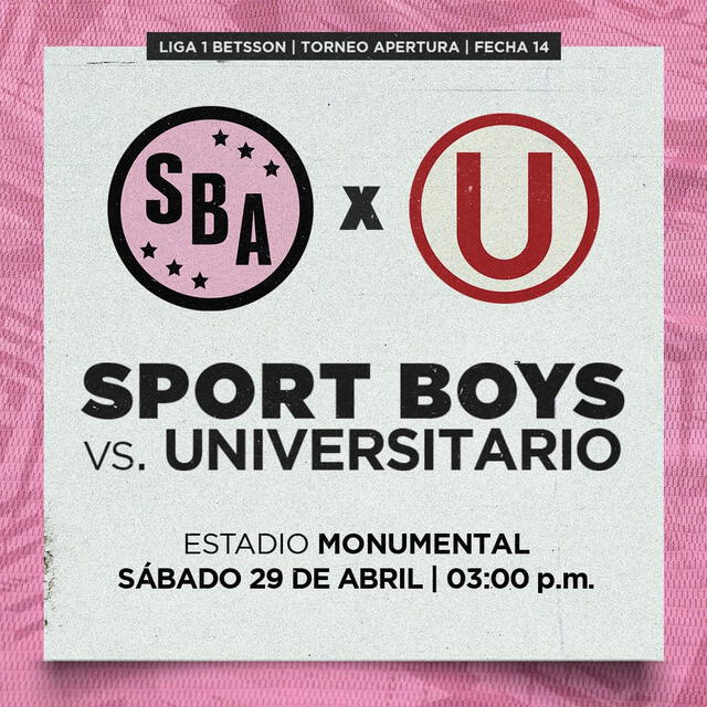 Universitario vs. Sport Boys jugarán en el estadio Monumental. <strong>Foto: Sport Boys</strong>   
