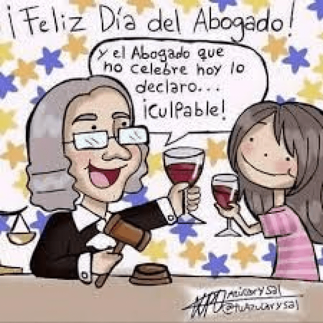 ¡Salud! Feliz día del abogado. Foto: Código Travel MX/Facebook   