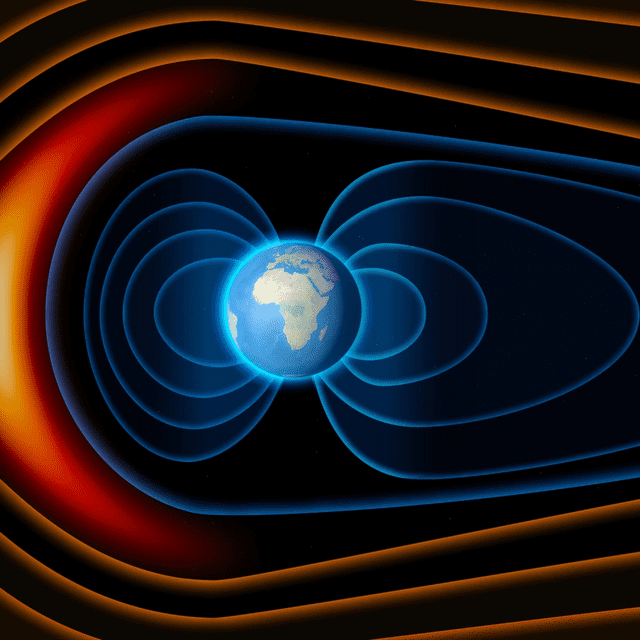  El campo magnético protege a la Tierra de las partículas solares más violentas. Foto: Carnegie Science   