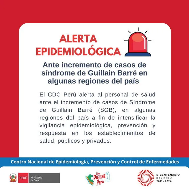 El Centro Nacional de Epidemiología, Prevención y Control de Enfermedades (CDC), del Minsa, anunció la alerta el 26 de junio. Foto: Minsa   