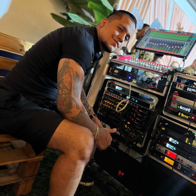 York Núñez estudió Producción de audio en Colombia. Foto: York Núñez/Instagram 