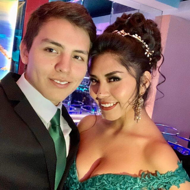  Yarita Lizeth y su pareja. Foto: captura de Facebook   