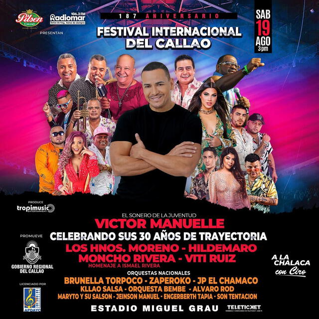  Banner promocional del Festival Internacional del Callao. Foto: Gobierno Regional del Callao   