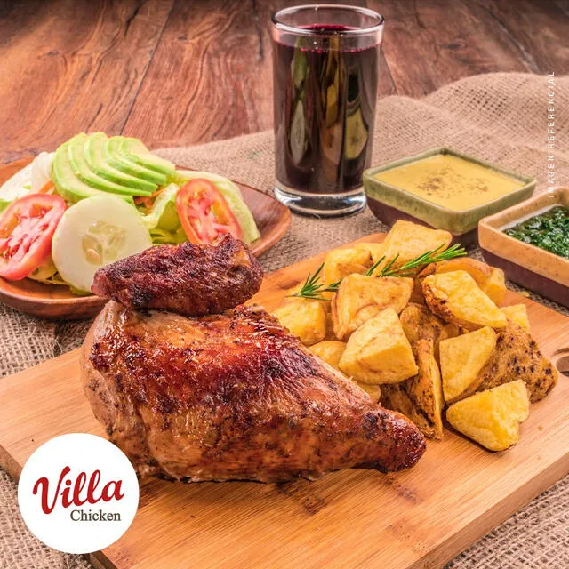 Villa Chicken tiene uno de los pollos a la brasa más ricos de Lima. Foto: Villa Chicken   