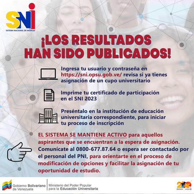 Opsu resultados revisa AQUÍ si te asignaron un cupo universitario por el SNI resultados