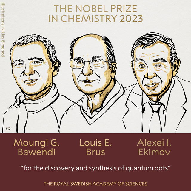  Anunciaron a los ganadores del Premio Nobel de Química. Foto: Real Academia de Ciencias de Suecia   