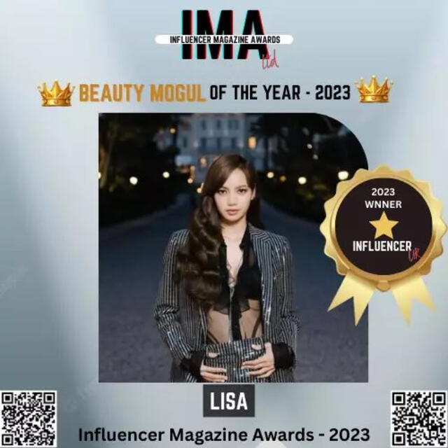  Lisa se coronó como la mayor influencer de belleza en Reino Unido. Foto: influencermagazine.uk   