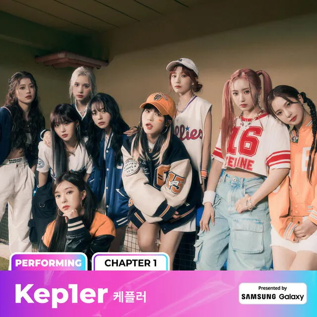 Girlband de k-pop. Kep1er está conformada por 9 chicas. Foto: MAMA Awards.   
