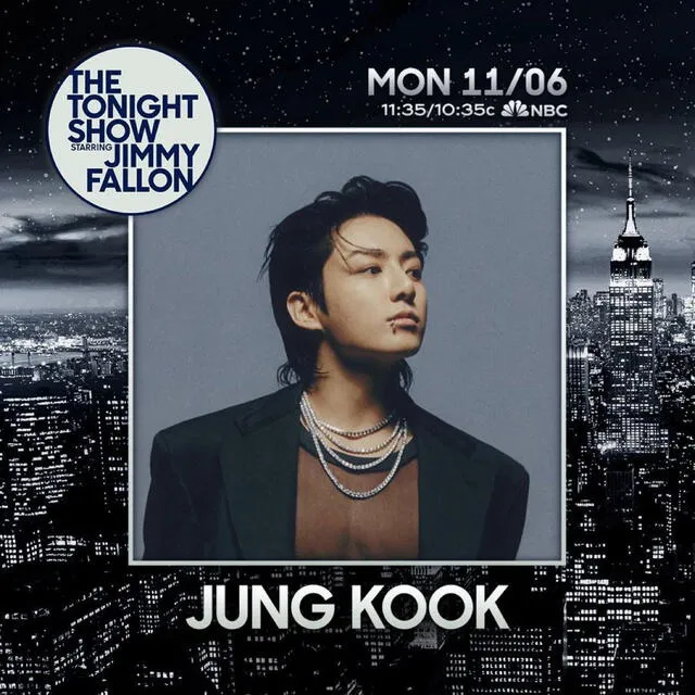 Jungkook se presentará en el programa de Jimmy Fallon. Foto: NBC   