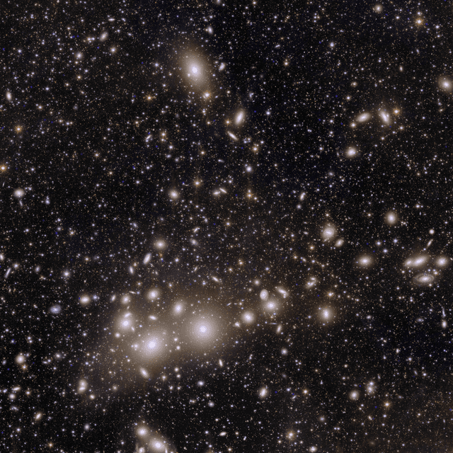  Cúmulo de galaxias de Perseo. Foto: ESA   