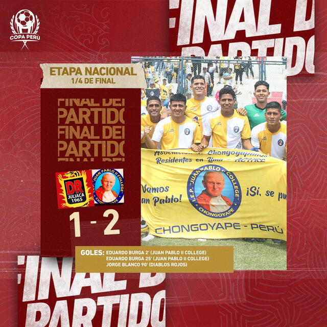 Ficha del partido. Foto: Copa Perú   