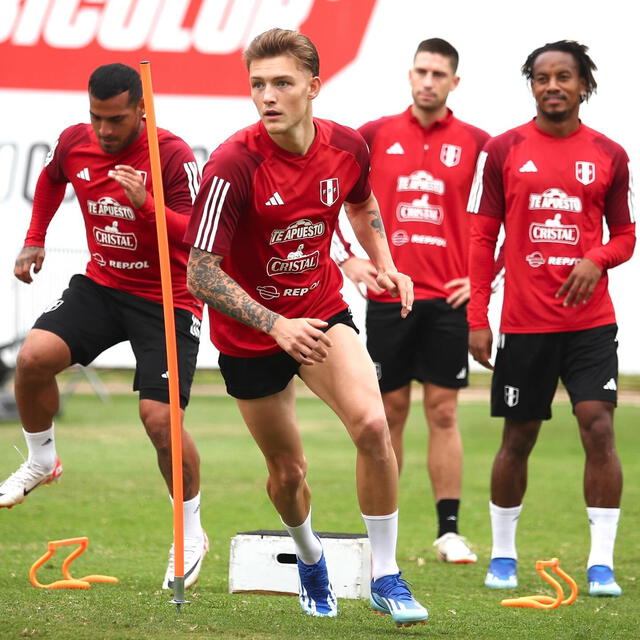 Integrantes de la selección peruana entrenando en la Videna. Foto: Instagram  