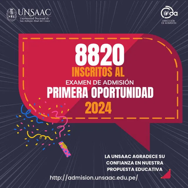 UNSAAC Examen De Admisión Primera Oportunidad 2024: Mira AQUÍ La Lista ...