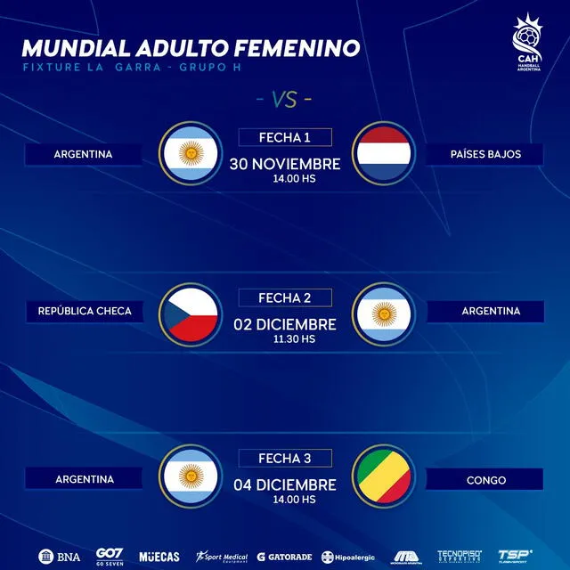 Handball Argentina vs Países Bajos EN VIVO