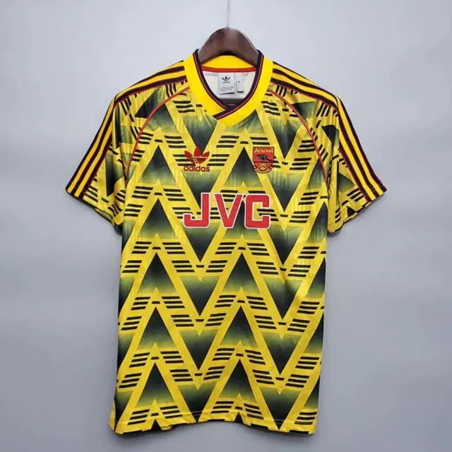 Camiseta de Arsenal 1991-1993. Foto: Retrokitshop   