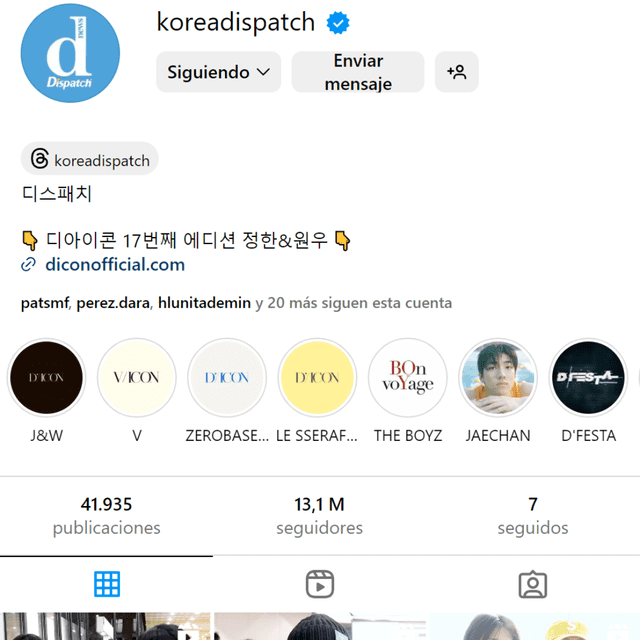  Dispatch tiene más de 13 mil seguidores en Instagram. Foto: captura Instagram/Dispatch   