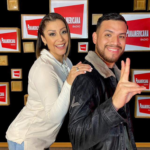  Karla Tarazona y Stiwart Sotomayor fueron conductores de un programa radial. Foto: Instagram/Radio Panamericana<br> 