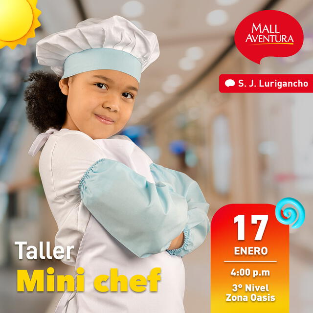 taller de mini chef | Mall Aventura SJL