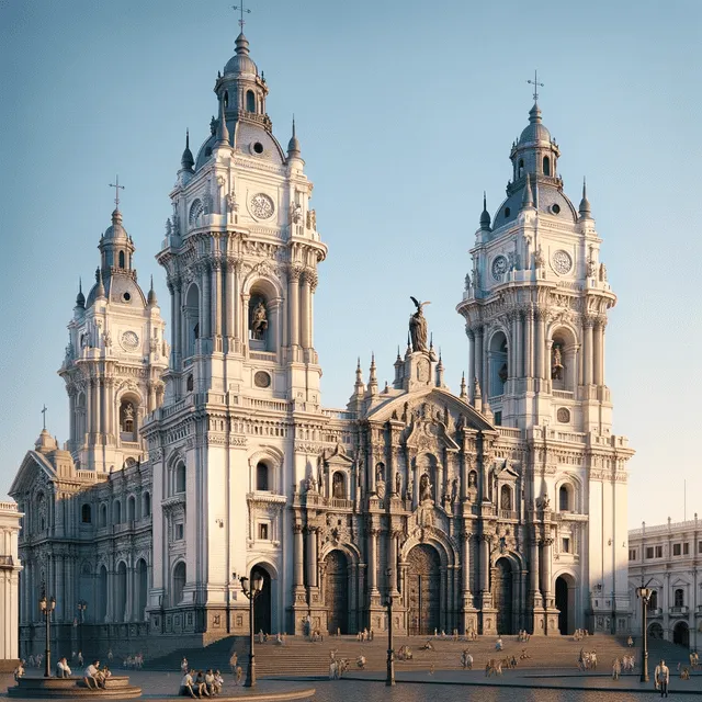  La Catedral de Lima, según la IA. Foto: ChatGPT/La República   