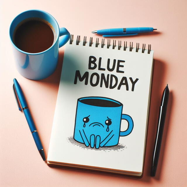  Representación artística del Blue Monday. Foto: Bing 