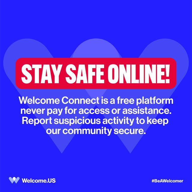  Welcome Connect es una plataforma gratuita que ofrece ayuda humanitaria para residir de forma legal en Estados Unidos. Foto: Welcome US/FB    