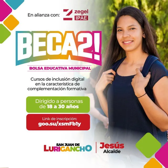 Ofrecen cursos gratuitos en Zegel IPAE. Foto: Municipalidad de San Juan de Lurigancho/Facebook   