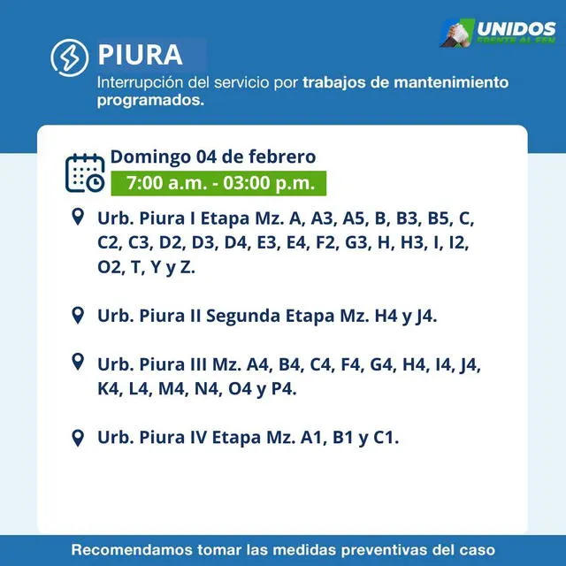 Corte de luz en Piura