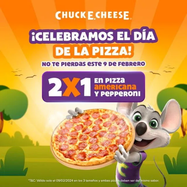 Los locales de Chuck E Cheese cuentan con juegos mecánicos. Foto: Facebook   