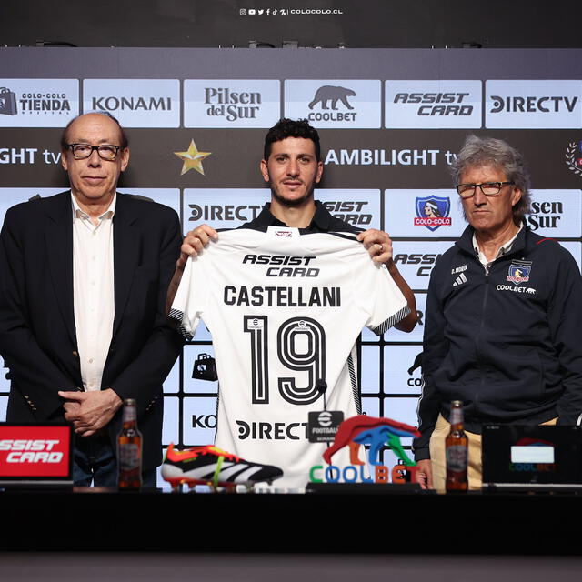 Gonzalo Castellani fue anunciado como nuevo jugador del Cacique. Foto: Colo-Colo   