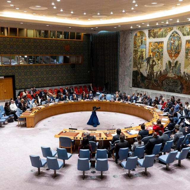 En el Consejo Nacional de la ONU, Estados Unidos ejerció su derecho al veto para incluir a Palestina como miembro del organismo. Foto: AFP   